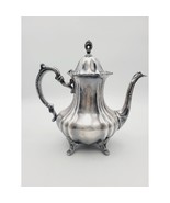 Lancaster Rose Teapot by Poole Silver Plate EPCA 400 VINTAGE - $89.06