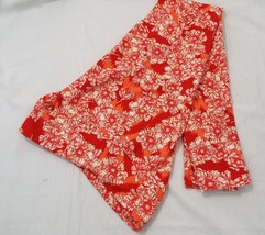 Women&#39;s LuLaRoe OS One Size Leggings Red Off White Flowers NEW - $6.68