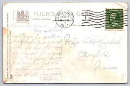 Postcard Antique Tuck&#39;s Valentine Series #10 Love Missives CHERUB-HEART - £3.99 GBP