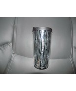Tervis Tumbler 16 oz Black Zebra Stripes W/Black Lid EUC - $29.52 CAD