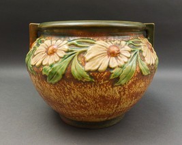 Roseville Pottery 1928 Dahlrose Vintage Art Pottery Jardiniere Planter 6... - £235.41 GBP