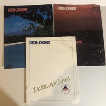 Vintage 1985 Delta Digest Lot Of 3 Magazines - $22.76
