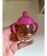 BABY ALIVE Doll Disappearing Juice Sippy Cup Replacement Bottle Pink clear - £11.61 GBP