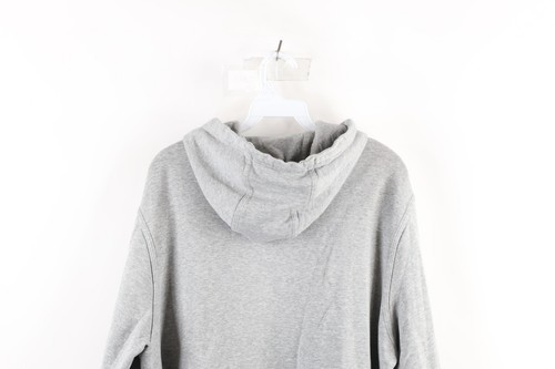 Vintage Nike Mens XL Distressed Spell Out Block Letter Hoodie Sweatshirt Gray Item image 10