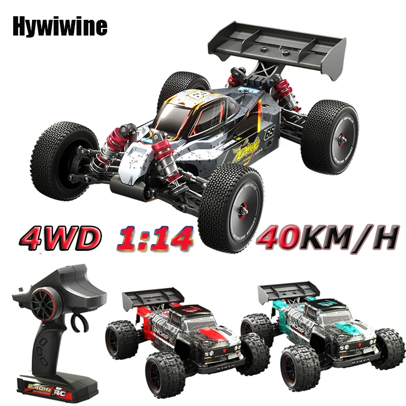 High-Speed RC Car 40km/h 1/14 Electric Four-wheel Drive Off-Road Brushed Version - £115.63 GBP+