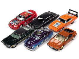 Pop Culture 2022 Set of 6 Cars Release 1 1/64 Diecast Cars Johnny Lightning - £63.02 GBP