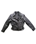 Vintage Leather King Echtes Leder Womens Biker Punk Jacket Terminator Sz... - $2,703.29 MXN