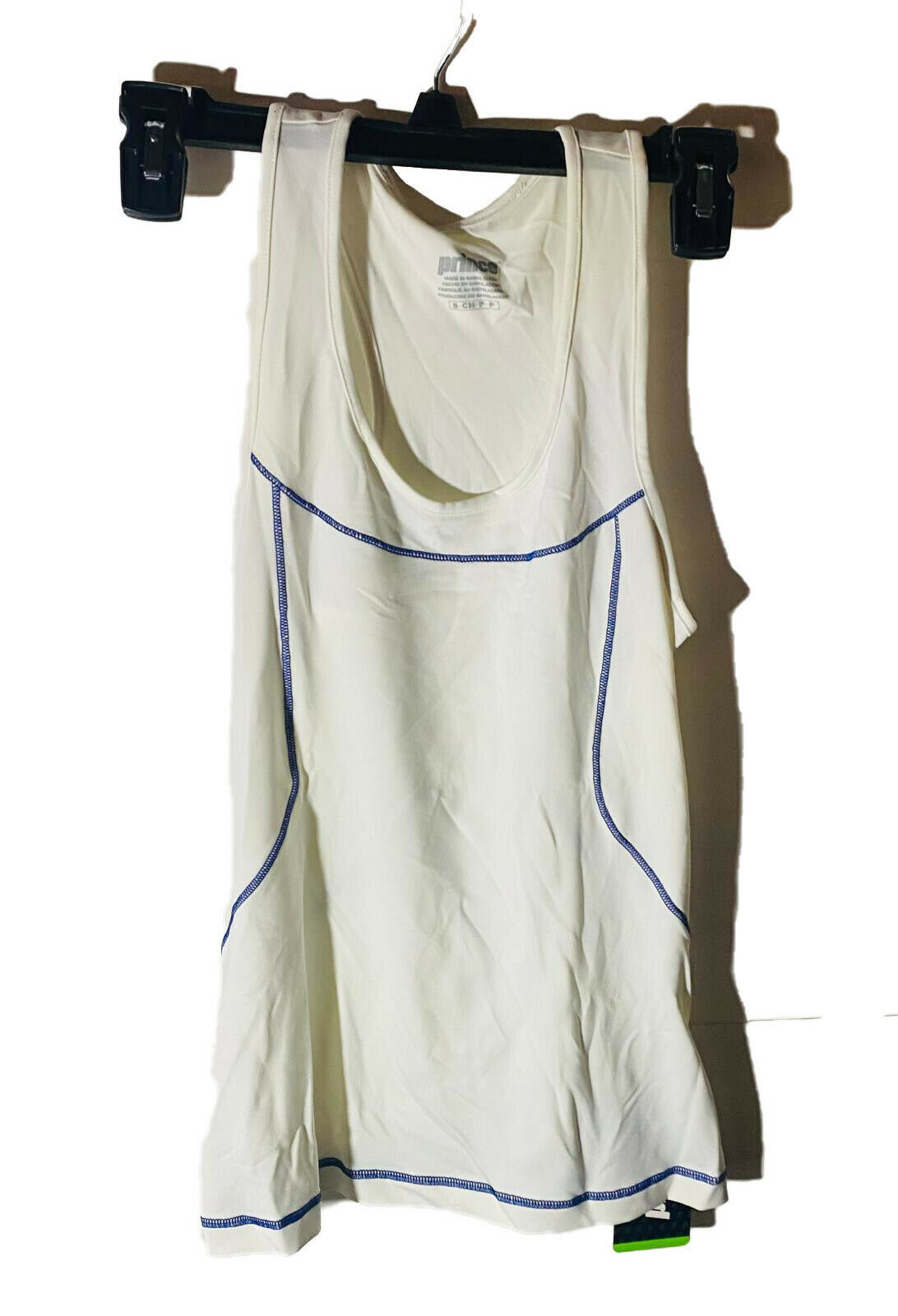 Prince Mujer Match Espalda de Nadador Tenis Camiseta Tirantes Pequeño - Blanco Item image 4