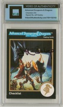 VOA Authentication Jeff Easley SIGNED 1991 TSR AD&amp;D Card Dragonlance Rai... - £37.28 GBP