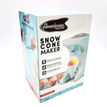 Americana Collection Snow Cone Maker EIC-629 Tabletop Shaved Ice Machine... - $27.99