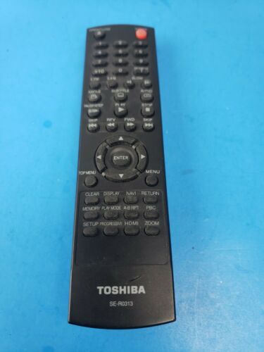 Toshiba SE-R0313 DVD Remote Control Unit SD7200KU SD7200KC SDK980 SDK990KU - $14.84