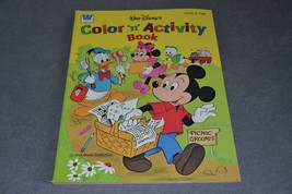 Walt Disney Color n Activity Coloring Book 1978 Whitman [NEW & UNUSED] NOS - $15.00