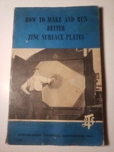 How To Make Amd Run Better Zinc Surface Plates By Jack White 1953 First Edition - £31.81 GBP