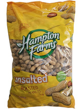 Hampton Farms Unsalted Roasted In-Shell Peanuts - 5lbs - £13.95 GBP