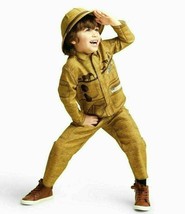 NEW Safari Guide Halloween Costume Cosplay Child Boy Large 12-14 Shirt P... - £16.52 GBP