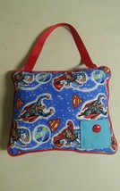 Tooth Fairy Pillow Superman Keepsake 7.5x6.5 Cute With Handle - $14.99