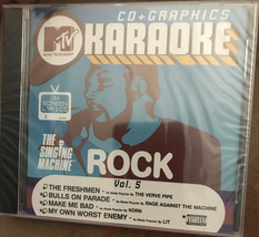 Mtv Karaoke- Rock Hits -  Volume 5 -  Brand New - CD Plus Graphics - £7.68 GBP