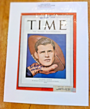Bob Chappuis Signed Matted Time Magazine 1947 Cover Michigan Football COA - $89.10