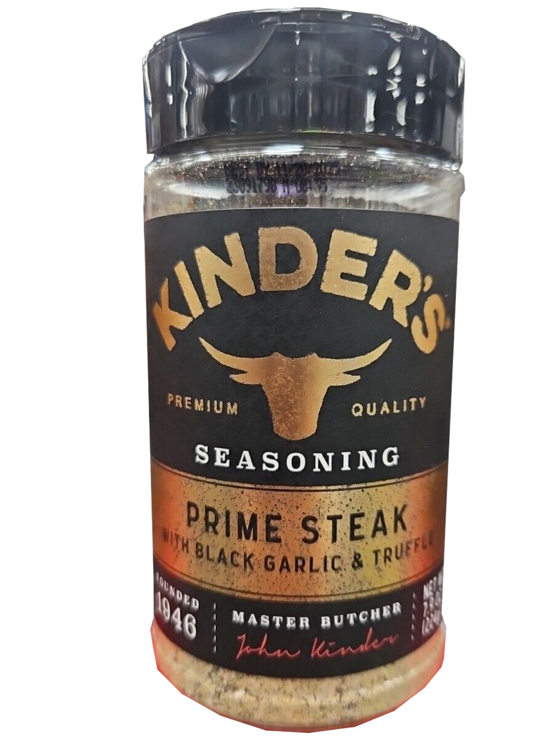 Kinder's Prime Steak With Black Garlic & Truffle Premium Seasoning No MSG 7.9 Oz - $14.30