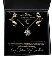 Outstanding Mom Mommy Mother Mum Stepmom Christmas Xmas Gifts- Crown Necklace wi - £39.52 GBP