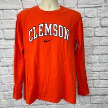 Nike Clemson Regular Fit Long Sleeve Shirt Size L T-Shirt Logo Spell Out... - $24.70