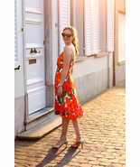 Zara S Floral Print Strappy Dress open back Blogger favorite wedding sum... - $49.14 CAD