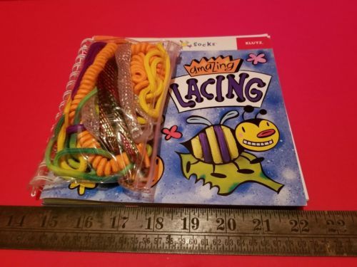 Klutz Craft Book Lacing Art Activity Supplies Chicken Socks Project Inst... - $14.24