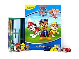 Nickelodeon Paw Patrol My Busy Book -10 Figurines and a Playmat - £13.06 GBP