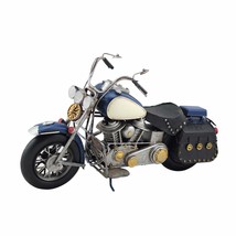 Zaer Ltd. Vintage Style 16&quot; Long Detailed Metal Motorcycle Decorations (Dark Blu - £50.09 GBP+