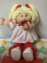 Vintage Cabbage Patch Kid With Pacifier HM #4 Lemon Hair Blue Eyes KT Factory 85 - £171.82 GBP
