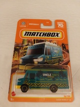 Matchbox 2023 #58 Green Chow Mobile II Food Truck MBX Metro Series Mint On Card - £9.37 GBP