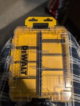 DEWALT TSTAK Tool Box, 8-Compartments, Clear Lid Organizer, Side Latches... - £7.70 GBP