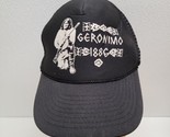 Vintage Nissin Geronimo 1886 Apache Chief With Rifle Black Snapback Truc... - $49.40