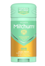 2-PK Mitchum Women Antiperspirant Solid Deodorant Pure Fresh 2.7oz SAME-DAY SHIP - £9.50 GBP