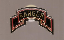 Vintage Vietnam War US Army Rangers Small Hat Or Collar Pin In Form Of Flash Tab - £3.19 GBP