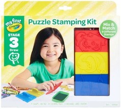 New Crayola Puzzle Stamping Kit My First 42 Piece w/ Animal Stamps Crayons Etc. - £10.11 GBP
