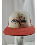 Reebok NHL Retro Sport Washington Capitals Ivory/ Red Fitted Hat 6 7/8- ... - €5,80 EUR
