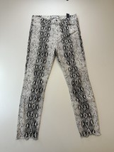 Zara Woman Premium Denim Collection Snakeskin Print Skinny Jeans Size US 10 - £11.19 GBP