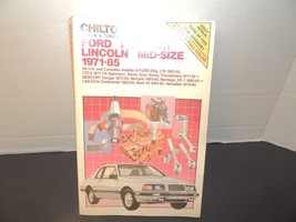 Chiltons Auto Guide 71-85 Ford, Mercury, Lincoln Mid Size CSNB-0310-04A - £22.11 GBP