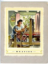 Canada Steamship Lines Menu TSS St Lawrence 1954 Weaving Cover - £9.15 GBP