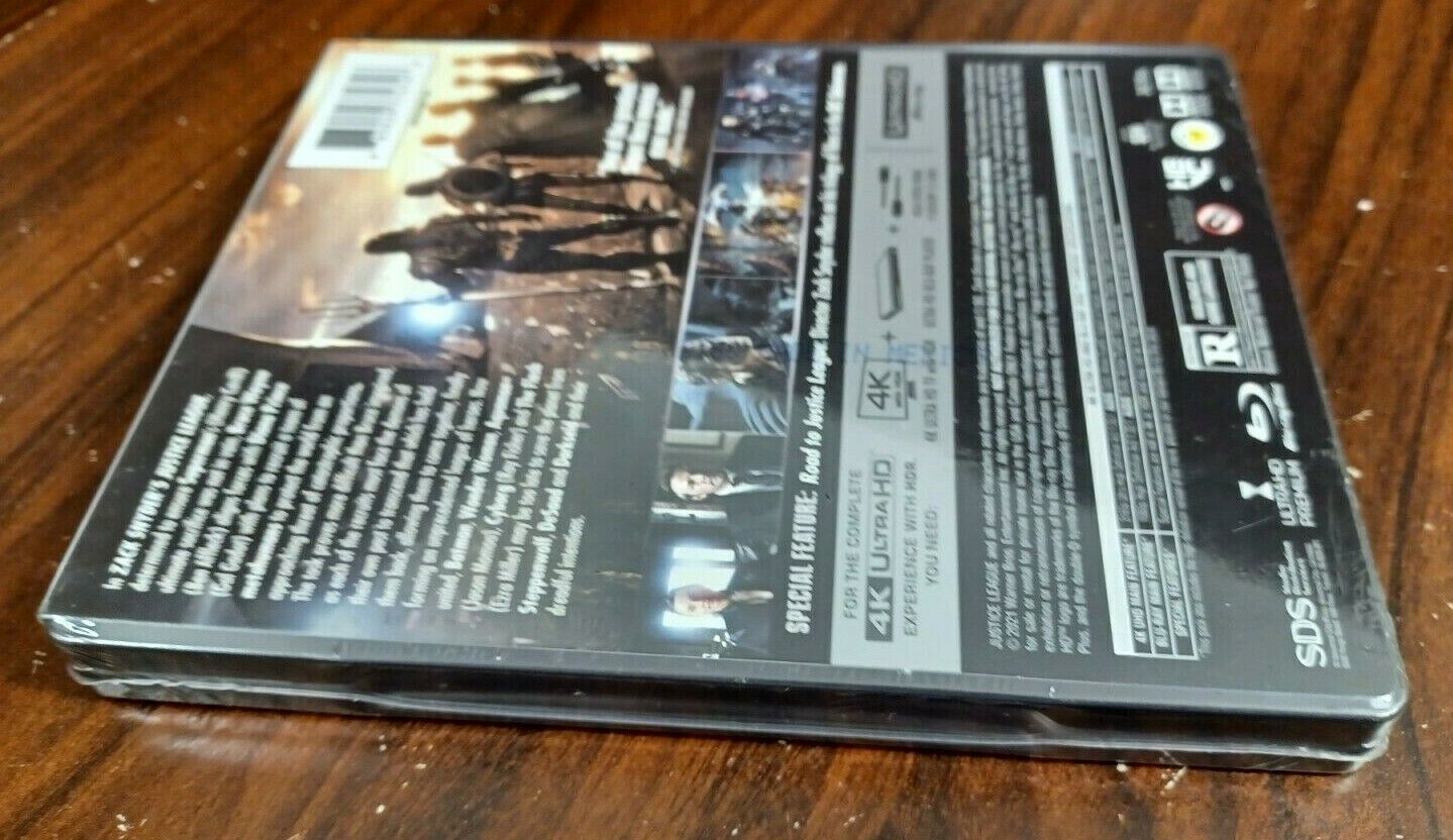 Zack Snyder’s Justice League 4K Collector STEELBOOK (4K+Blu-ray+Digital) NEW Item image 10