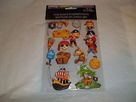 Special Moments chip board embellishments &quot;PIRATES&quot; - $1.69