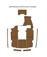1994 Mastercraft Prostar Cockpit Pad Boat EVA Foam Faux Teak Deck Floor Mat - $1,224.23 CAD
