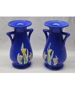 Vintage MATCHED PAIR Of Art Deco 8&quot; Flower Vases Jugs Urns - Japanese Made - €25,38 EUR