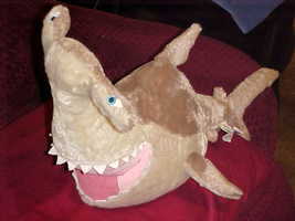 24&quot; Disney Anchor Head Shark Puppet Plush Toy From Finding Nemo Rare - £117.67 GBP