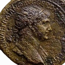 TRAJAN. Dupondius DACIA with Miltary Standard, Children Rare VF Large Roman Coin - £187.57 GBP
