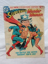 Superman VS Wonder Woman Collectors&#39; Edition Large Comic Book C-54 USA 1978 - $19.79
