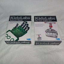 Lot of 2 KidzLabs Science Sets, Tin Can Cable Car &amp; Robotic Hand --- (Op... - $8.09