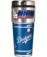 MLB Los Angeles Dodgers 16 oz. Travel Tumbler with Metallic Graphics Los... - $32.91 CAD