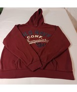 Vintage Old Navy Conf Champions 94 Men&#39;s Red Pullover Hoodie Sweatshirt ... - $41.37 CAD